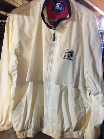 Vintage Starter Kentucky Derby Jacket Size Adult large L horse Starter Cover