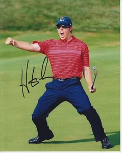 Hunter Mahan Ryder Cup 8x10 Signed Photo W/ COA Golf #1 - Picture 1 of 1