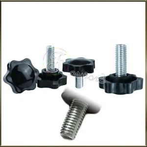 Rosette Hex Star Thumb Screws Knob Bolt Hand Knob Thumbscrew M4 M5 M6 M8 M10 M12 - Picture 1 of 5