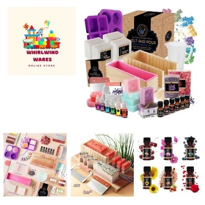 Large Soap Making Kit - DIY Kits for Adults and Kids Supplies Includes Soap B... - Picture 1 of 9