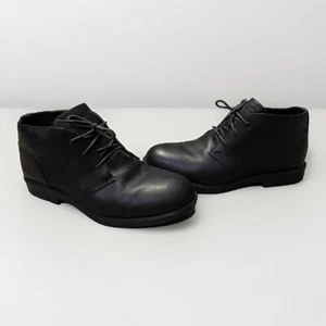 Timberland A1V4D Anti Fatigue Mens Black Leather Chukka Boots Sz 9.5 - Picture 1 of 15