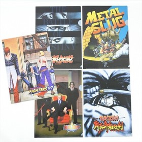 SNK - A4 PLASTIC FILE - (5 pcs Set) Collection Neogeo Official Ref/165