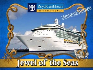 IMÁN FOTO CRUCERO JOYA REAL CARIBEÑA DE LOS MARES 4 X 3 PULGADAS - Imagen 1 de 1