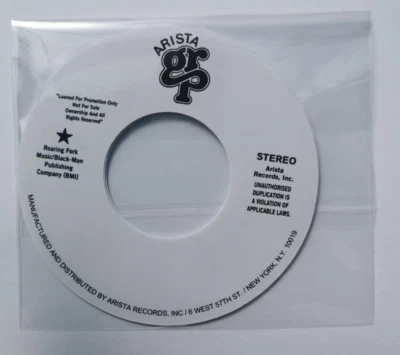 Arista grp Gloss White Vinyl Record 7" Jukebox Centre Labels (Pair) - Image 1 of 2