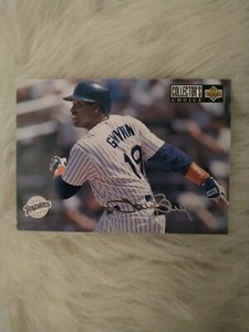 1994 UD Collectors Choice SILVER SIGNATURE TEAM CHECKLIST Tony Gwynn #344