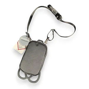 Mundi Wallet and Universal Phone Holder with Lanyard in Black $30tag - Picture 1 of 7