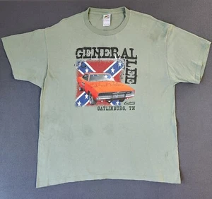 Vintage Dukes of Hazzard Shirt Mens XL SIGNED Rick Hurst Cletus General Lee - Picture 1 of 12