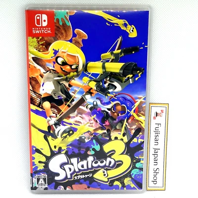 Splatoon 3 Nintendo Switch Game Japan Version - Image 1 of 3