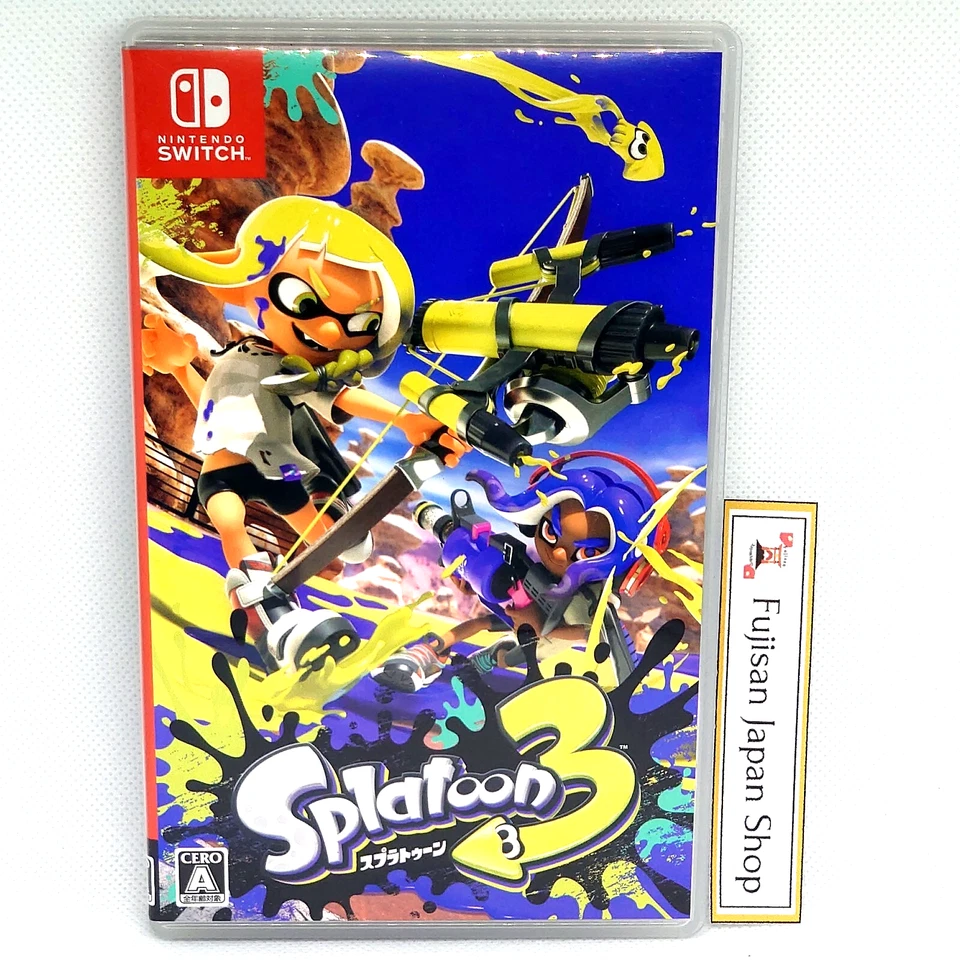 Splatoon 3 Nintendo Switch Game Japan Version - Image 1 of 3