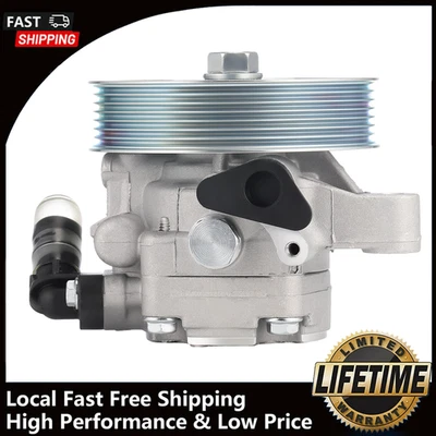 Power Steering Pump with Pulley For Acura Rsx Tsx Honda Accord Cr-v Element 2.4L - Image 1 of 4