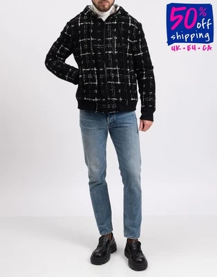 RRP€736 NOSTRA SANTISSIMA Boucle Jacket IT48 US38 M Wool Blend Made in Italy - Image 1 of 4