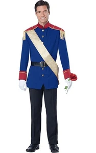 STORYBOOK PRINCE CHARMING ADULT MENS FANCY DRESS CINDARELLA COSTUME - Picture 1 of 2