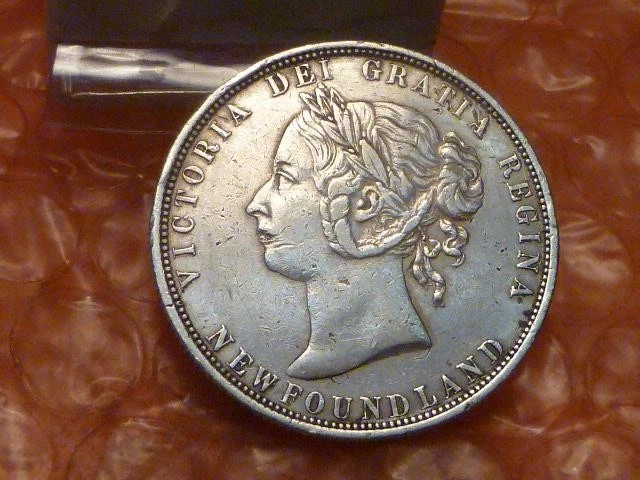 1882 H Newfoundland 50 Cents Silver Coin Mintage of 100,000 In EXTRA FINE #2 - Image 1 of 2