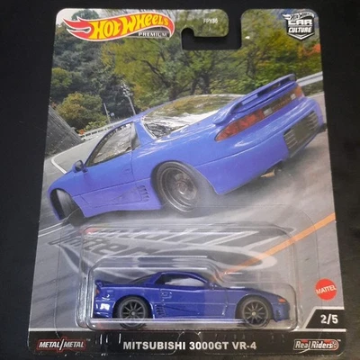 Hot Wheels Premium Mitsubishi 3000GT VR-4 2022 Blue Mountain Drifters Foto 1 de 2