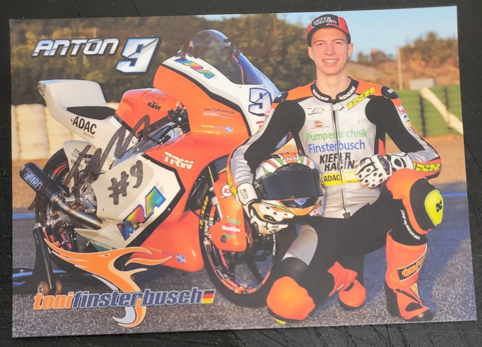 Toni Finsterbusch deutscher Motorradrennfahrer. - Bild 1 von 1