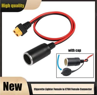 Cigarette Lighter Female to XT60 Cable Plug 12V 24V Cable Battery Connector FS - Image 1 of 4
