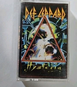 Def Leppard Hysteria Audio Cassette Tape 1987 Mercury Records PolyGram Hysteria - Picture 1 of 6