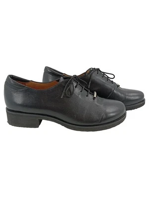 VABEENE Damen Schnürschuhe Gr. 38 Schwarz Leder Klassisch Business - Bild 1 von 4