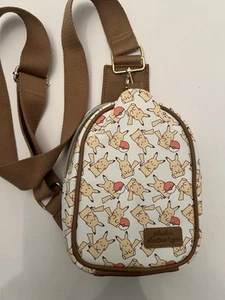 Pokemon Pikachu All Over Print Sling Shoulder Crossbody Bag - Picture 1 of 7