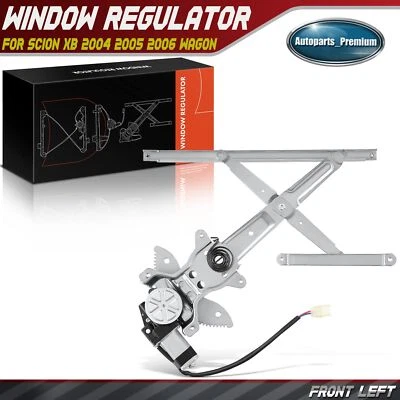 Regulador de ventana eléctrica con motor para Scion xB 2004 2005 2006 vagón delantero izquierdo Foto 1 de 4