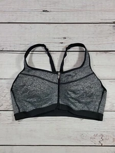 VSX Victoria Secret Sports Bra Size 38C Black Underwire Workout Racerback P11 - Picture 1 of 9