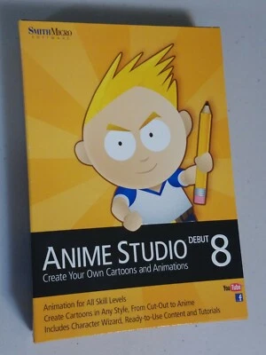 Smith Micro Anime Studio Debut 8 (Retail) (1 User/s) - Full Version for Mac, Wi… - Image 1 of 3