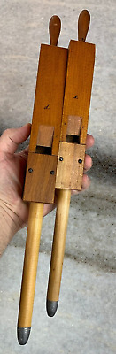 Antique Wood Wooden Whistle Boxes / Chimes Notes  D  &  E  Organ? Music/Musical • 86.84$