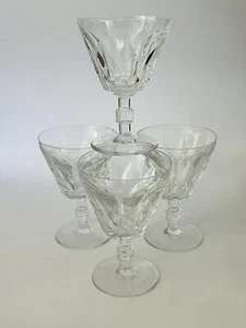 Baccarat French Crystal Caracas Water Or Wine Glass Goblet Set Of 4 - Picture 1 of 4