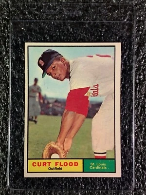 1961 Topps Baseball #438 Curt Flood EX/MT - Image 1 of 2