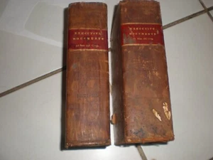 2 Rare 1833-34 Antique Books EXECUTIVE DOCUMENTS 22d Cong. to House of Represent - Picture 1 of 12
