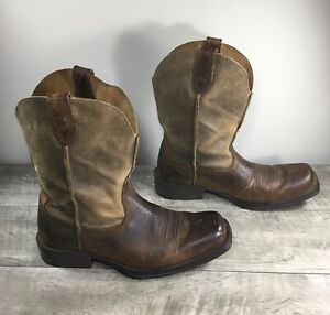 Ariat 10002317 Rambler Bomber Mens Western Leather Work Cowboy Boots Size 10 D