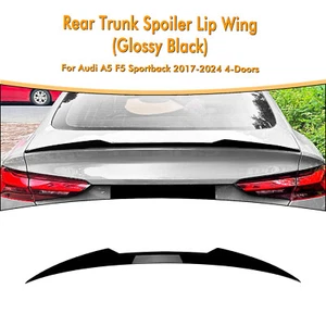 Kofferraum Spoiler Flügel Für Audi A5 F5 4 Door Sportback 2017-2024 2018 Schwarz - Picture 1 of 10