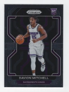 2021-22 Panini Prizm #312 Davion Mitchell base de radiocontrol ~ Sacramento Kings - Imagen 1 de 2