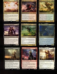 Indestructible GODS!-100 Card Magic the Gathering Commander Deck-Rare-Mythic-MTG - Picture 1 of 10