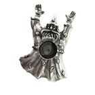 New Wizard Chime Spell Candle Holder Pewter For 4" Mini Taper Candles - Us Made!
