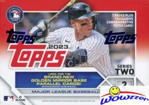 2023 Topps Series 2 Baseball EXCLUSIVE Factory Sealed Blaster Box-RELIC PATCH! - Picture 1 of 2