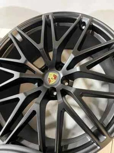 21" Porsche Macan  RS Spyder Design II Felgen Satz schwarz. TOP! - Bild 1 von 7