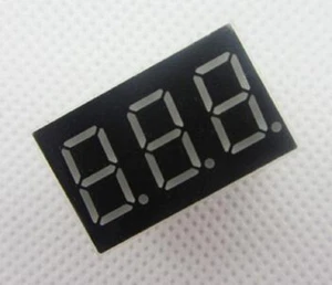Tube numérique anode commune 5 pièces 3 bits 0,36" 0,36 pouces Chiffre LED rouge 7 segments - Photo 1/3