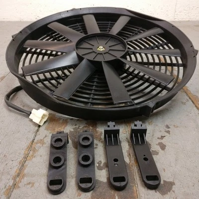 Ford F700 1990 14 pulgadas rendimiento radiador ventilador garantía refrigeración aerolínea 12 V Foto 1 de 4