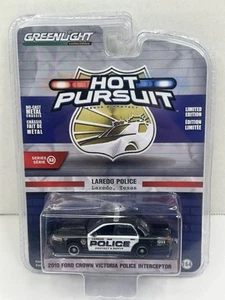GREENLIGHT HOT PURSUIT 2010 FORD CROWN VICTORIA POLICE INTERCEPTOR LAREDO TX - Picture 1 of 15