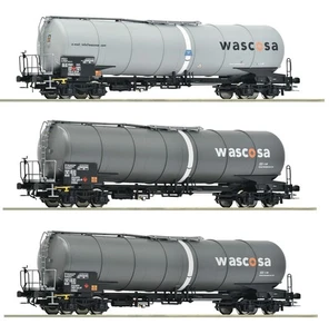 HO Scale Wagons - 6600143 - 3 piece set: Tank wagons, Wascosa - Picture 1 of 1