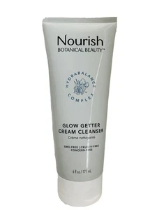 Botanical Beauty Nourish Glow Getter Cream Cleanser 6 oz HydraBalance Complex - Picture 1 of 2