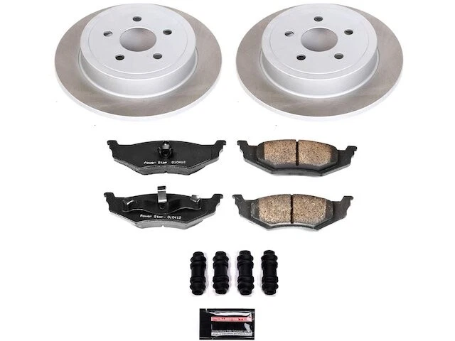 Kit de pastillas de freno trasero y rotor para Chrysler Cirrus 1995-2000 1996 1997 QN319FC Foto 1 de 1