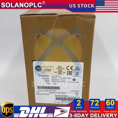 Unidad de CA 25B-B017N104 PowerFlex 525 4 kW (5 hp) 25BB017N104 nueva libre de impuestos de EE. UU. Foto 1 de 4