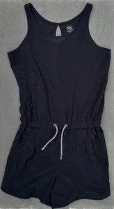 Athleta Girl Romper Size L/12 All In Romper Large 12 Black - Picture 1 of 5