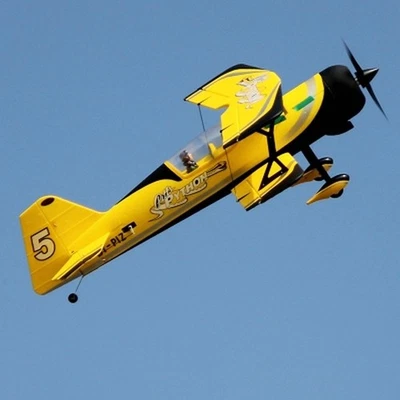Dynam Pitts Model 12 EPO 1067mm gelb PNP Doppeldecker Brushless LiPo RC Flugzeug - Bild 1 von 4