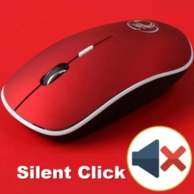 Imice Wireless Mouse Silent Computer Mouse 1600 Dpi Ergonomic Mouse Noiseless - Image 1 of 4