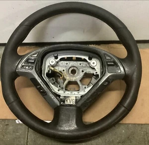 08-13 INFINITI G37 BLACK LEATHER STEERING WHEEL OEM - Imagen 1 de 3