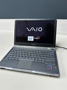 Sony Vaio PCG-4G1M or VGN-TX2XP Ultra Portable Mini Laptop Rare Retro - Photo 1/17