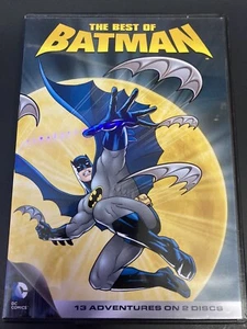 ~ DC COMICS ~ "THE BEST OF BATMAN" ~ DVD, 2009 ~ 13 ADVENTURES ON 2 DISCS - Picture 1 of 3